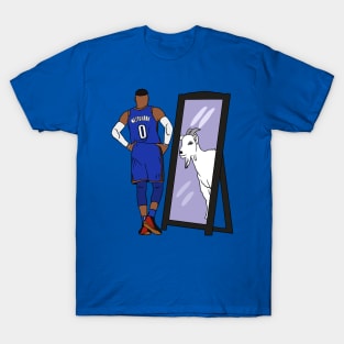 Russell Westbrook Mirror GOAT (Oklahoma City) T-Shirt